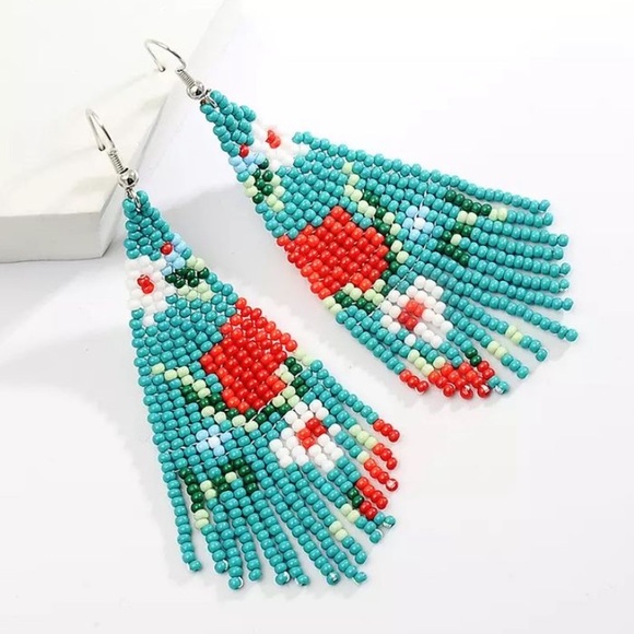 New Boho Statement Earrings - Picture 2 of 2